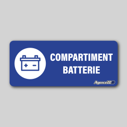 Sticker Compartiment Batterie