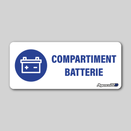 Sticker Compartiment Batterie