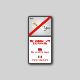 Sticker "Interdiction de fumer"