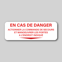 Sticker "Consigne ouverture"