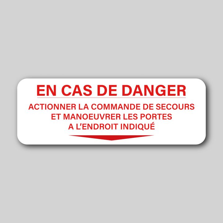 Sticker "Consigne ouverture"
