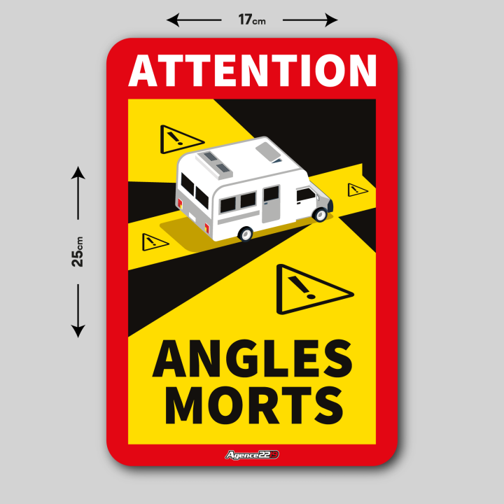 Sticker Angles Morts "Camping Car"