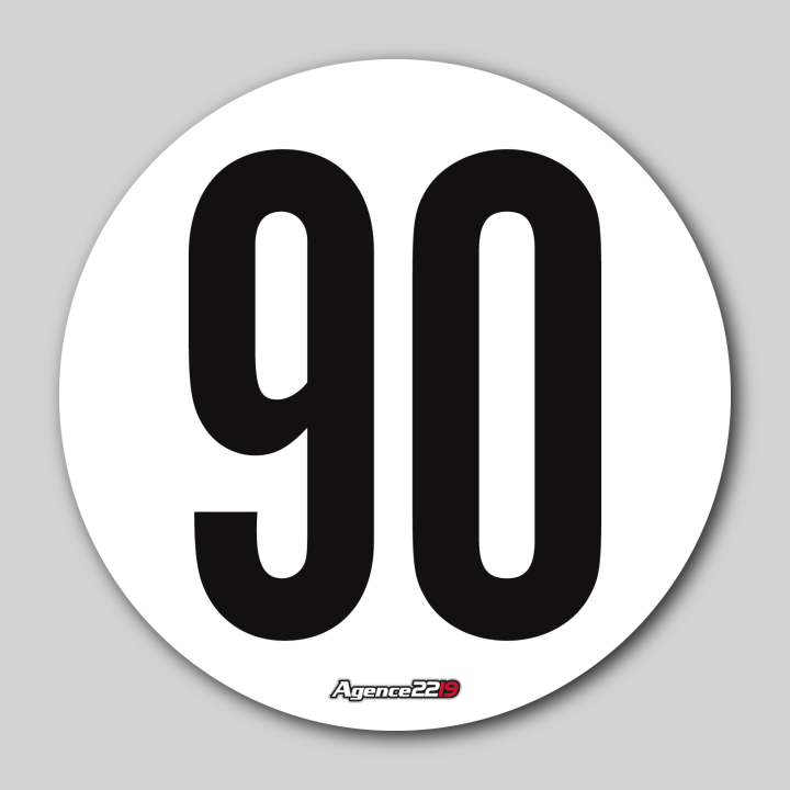 Disque de vitesse 90km/h