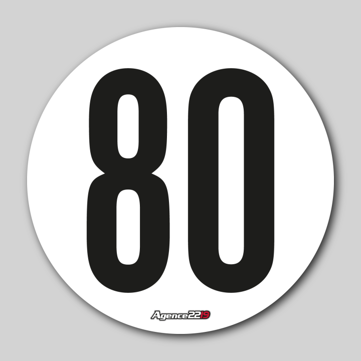 Disque de vitesse 80km/h