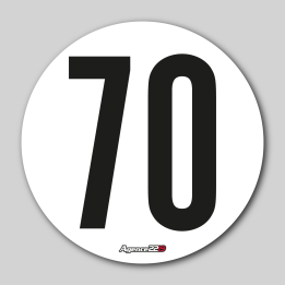 Disque de vitesse 70km/h