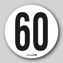 Disque de vitesse 60km/h
