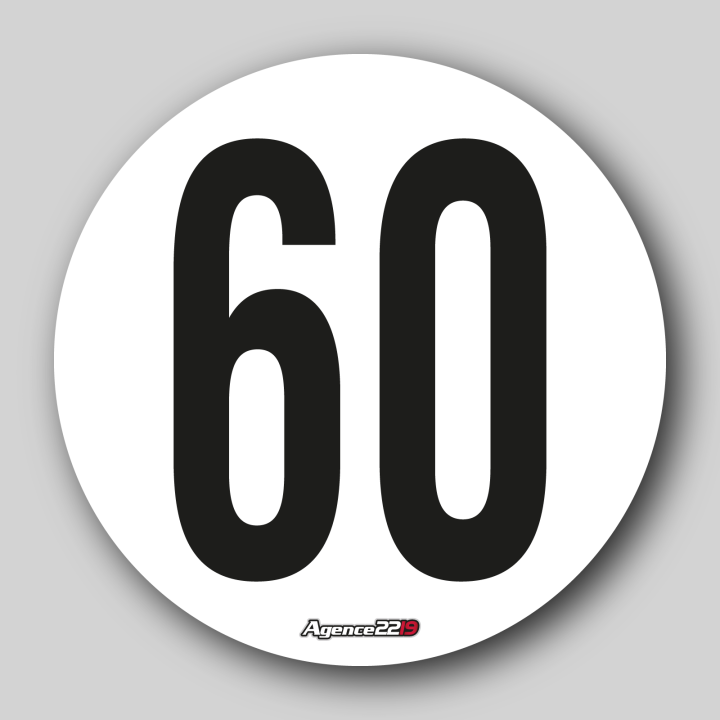 Disque de vitesse 60km/h