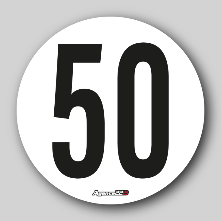 Disque de vitesse 50km/h