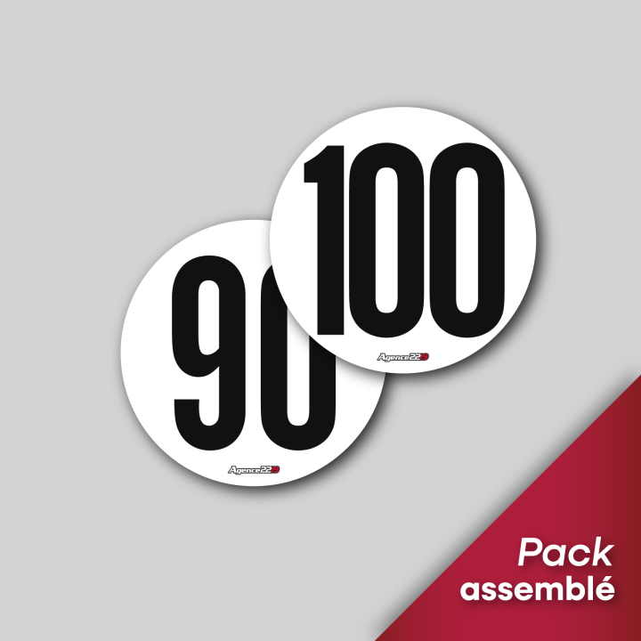 Pack Disque de vitesse 90 + 100km/h